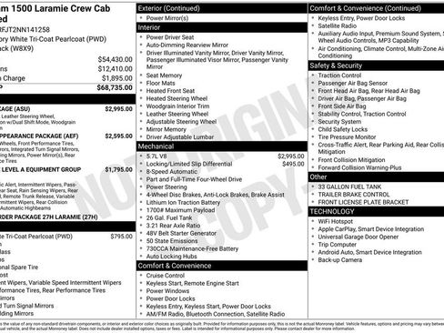 Used 2022 RAM 1500 Laramie w/ G/T Package AWD/4WD image 2