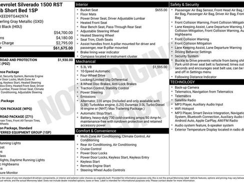 New 2026 Chevrolet Silverado 1500 RST AWD/4WD image 6
