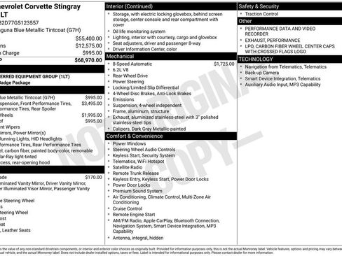 Used 2016 Chevrolet Corvette Stingray Coupe RWD image 46