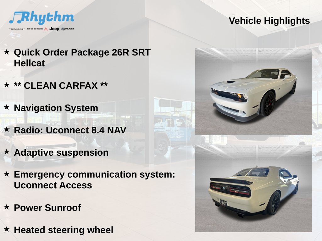 Used 2016 Dodge Challenger SRT Hellcat RWD image 5