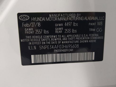 Used 2018 Hyundai Sonata Limited w/ Limited Ultimate Package 03 FWD image 33
