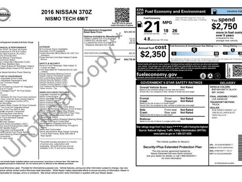 Used 2016 Nissan 370Z NISMO RWD image 4