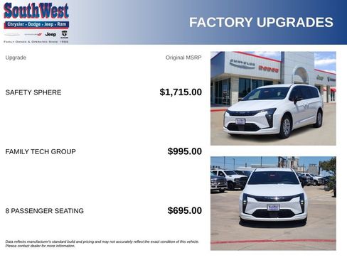New 2027 Chrysler Pacifica Select w/ Family Tech Group FWD image 11