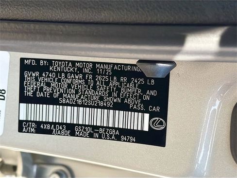 New 2025 Lexus ES 350 w/ Premium Package image 43