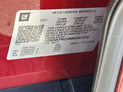 Used 2021 Chevrolet Tahoe Z71 w/ Z71 Off-Road Package image 28