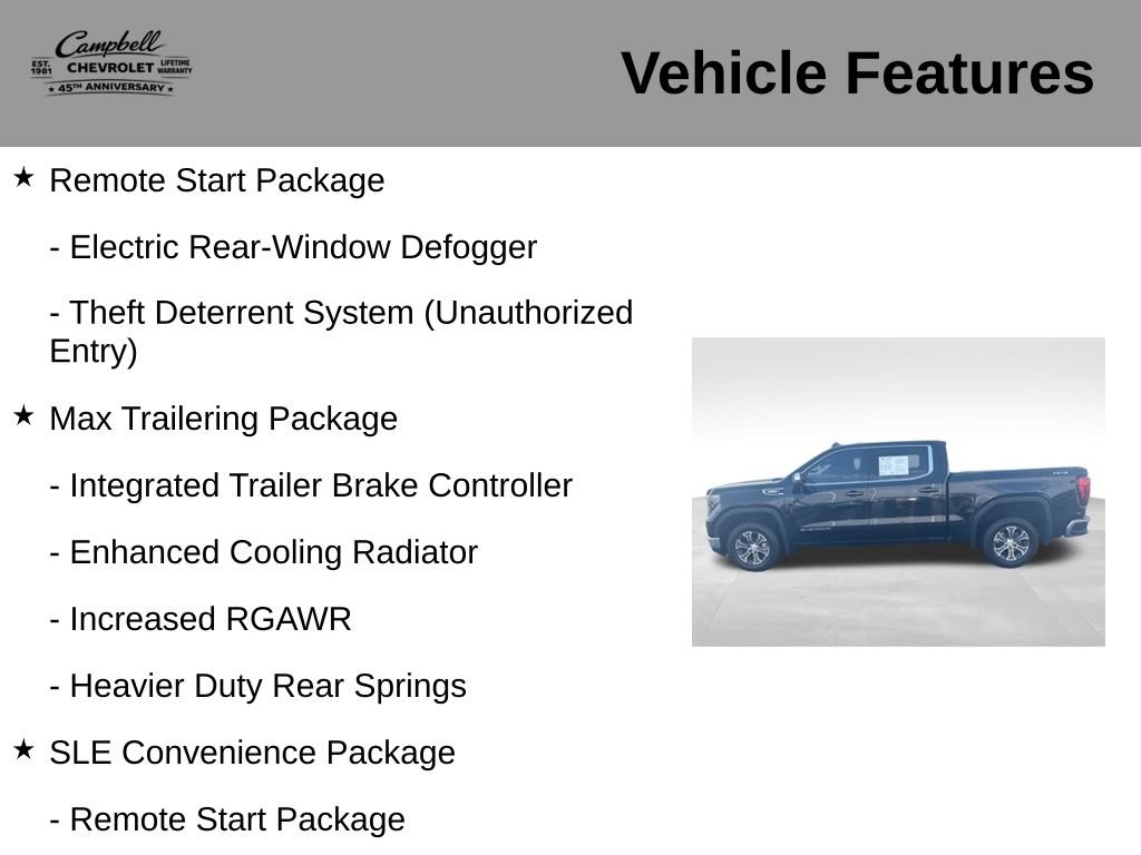 Used 2024 GMC Sierra 1500 SLE w/ Preferred Package AWD/4WD image 21