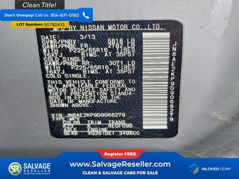 Used 2013 Nissan Quest SV image 17