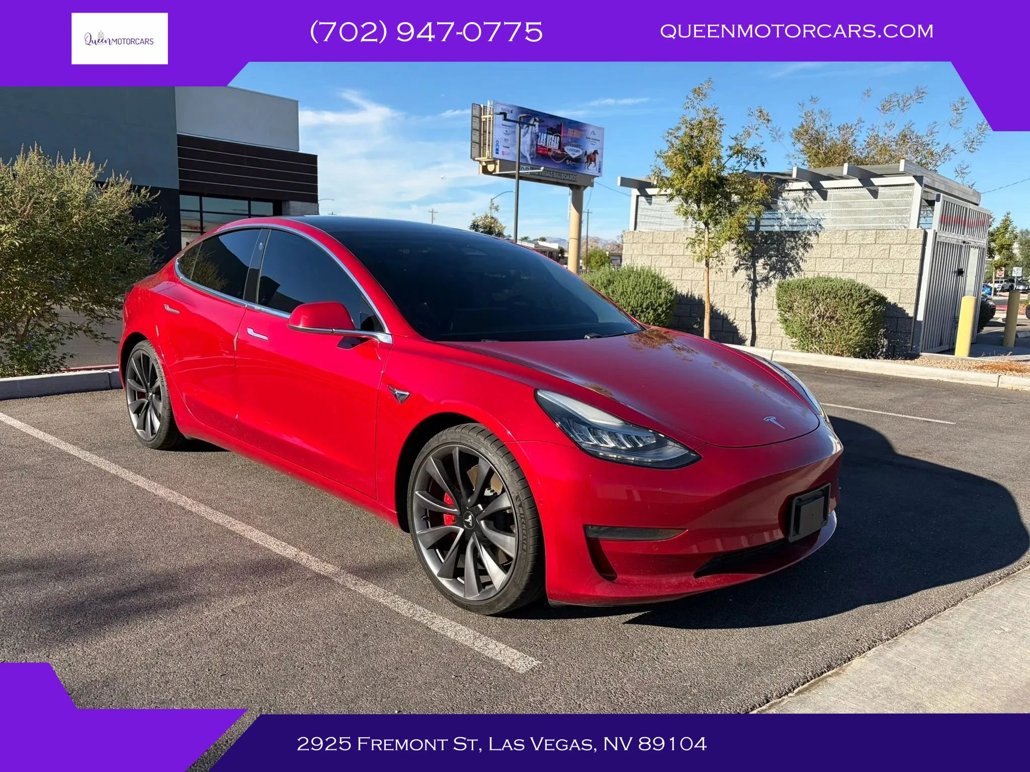 Used 2020 Tesla Model 3 Performance AWD/4WD image 1
