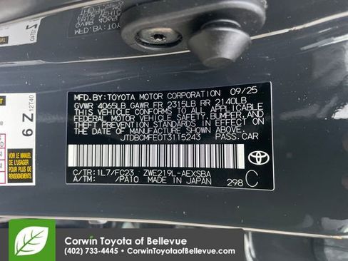 Used 2026 Toyota Corolla SE FWD image 23