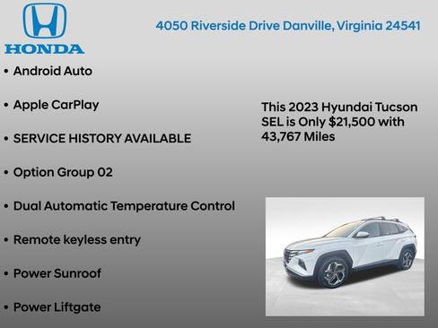 Used 2023 Hyundai Tucson SEL w/ Convenience Package image 12