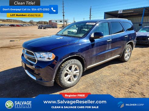 Used 2013 Dodge Durango Crew w/ Trailer Tow Group IV AWD/4WD image 1
