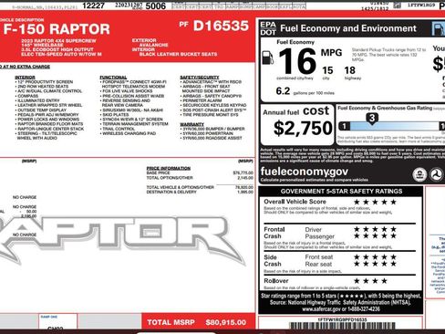 Used 2023 Ford F150 Raptor AWD/4WD image 4