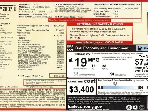 Certified 2024 Ferrari Roma Spider image 2
