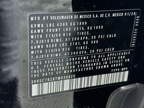 New 2026 Volkswagen Taos SE FWD image 7