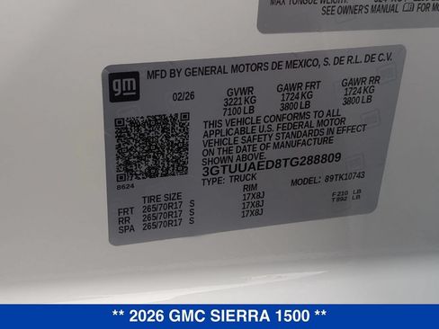 New 2026 GMC Sierra 1500 Pro w/ Pro Value Package AWD/4WD image 24