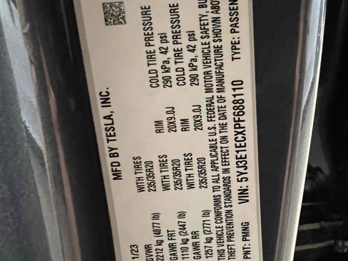 Used 2023 Tesla Model 3 Performance image 79