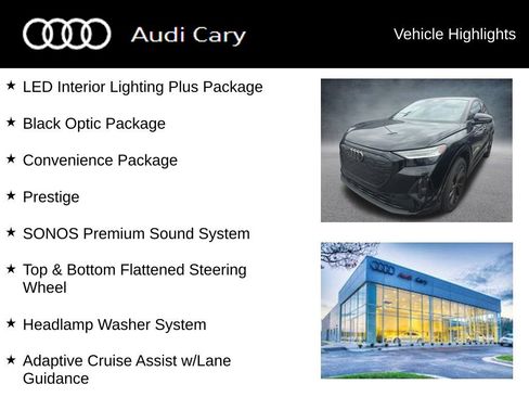 Used 2023 Audi Q4 e-tron Prestige w/ Black Optic Package image 4