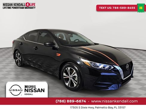 Certified 2021 Nissan Sentra SV FWD image 1