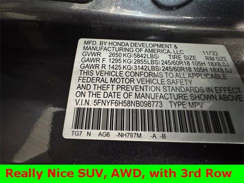 Used 2022 Honda Pilot EX-L image 26