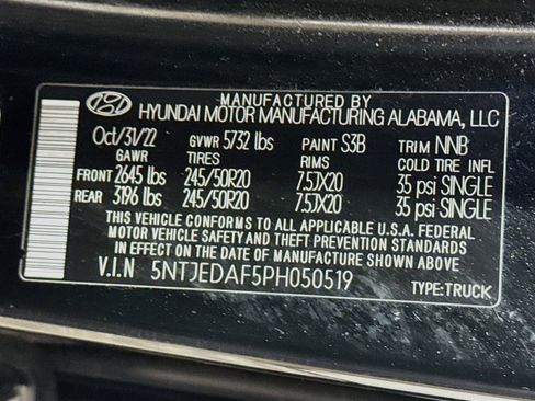 Used 2023 Hyundai Santa Cruz Limited AWD/4WD image 31