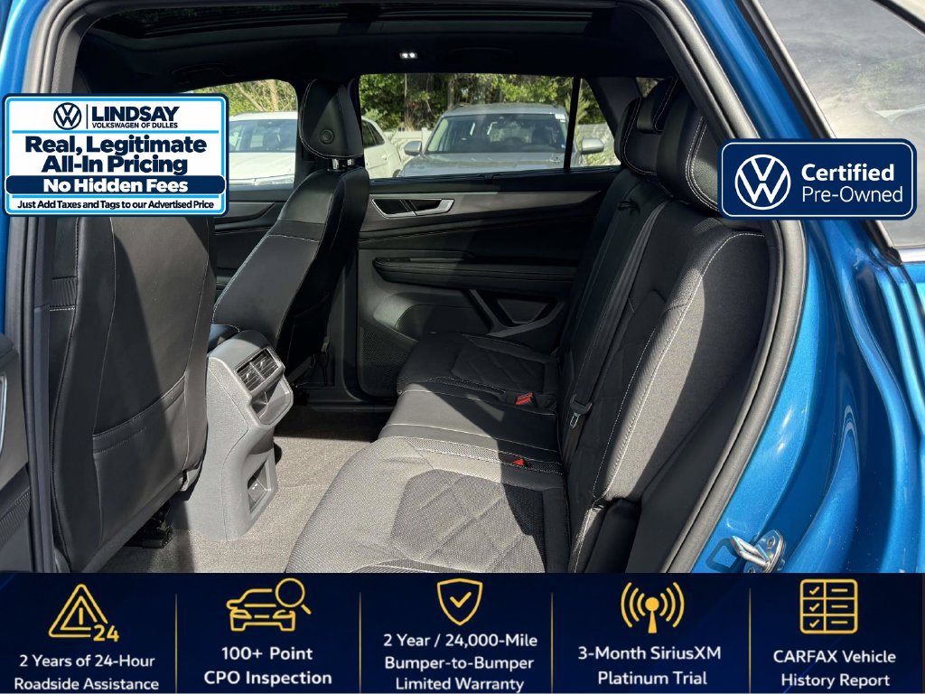 Certified 2024 Volkswagen Atlas Cross Sport SE w/ Panoramic Sunroof Package FWD image 14