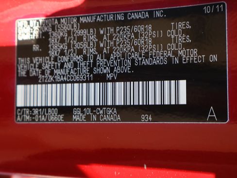 Used 2012 Lexus RX 350 FWD w/ Premium Pkg image 44