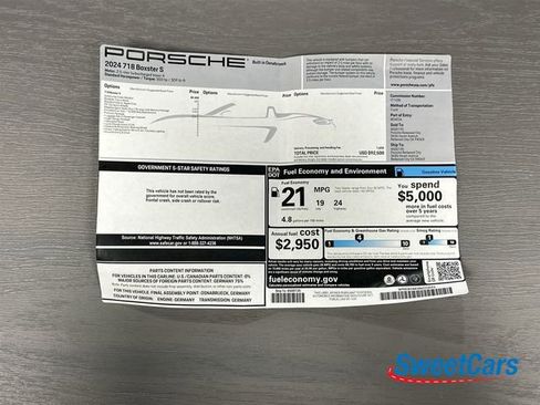 Used 2024 Porsche 718 Boxster S image 54