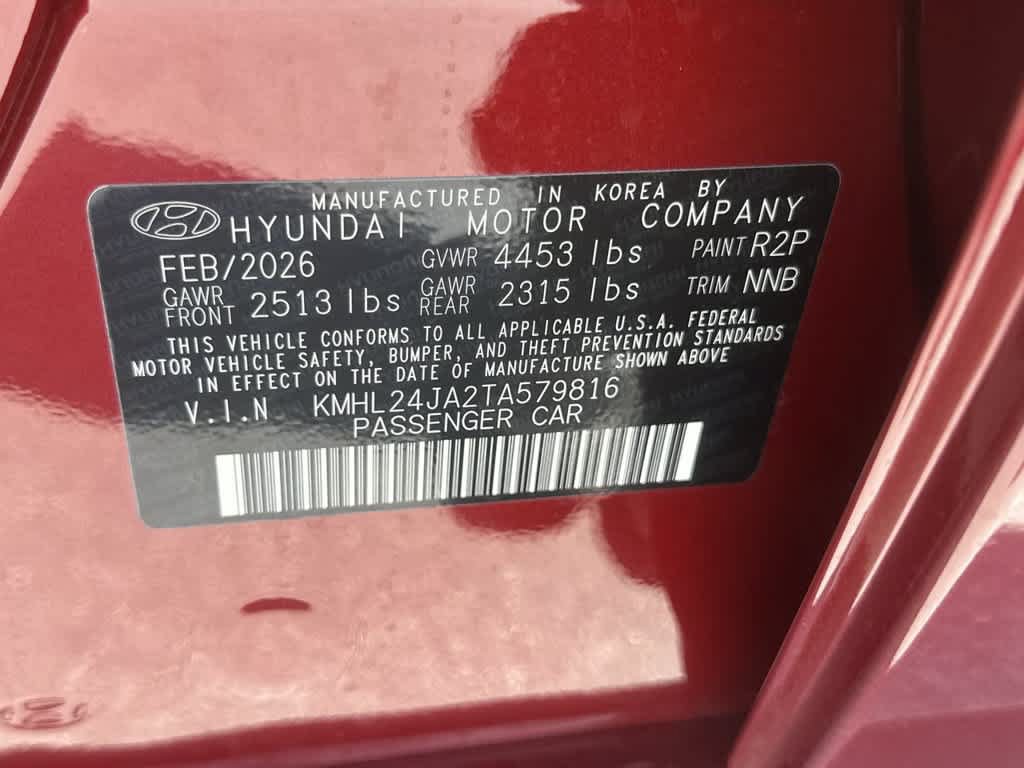 New 2026 Hyundai Sonata SE FWD image 15
