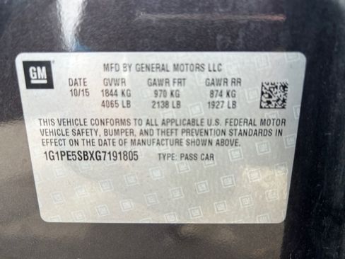 Used 2016 Chevrolet Cruze LT w/ Technology Package image 38