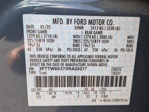 Used 2025 Ford Maverick Lariat w/ 4K Tow Package image 20