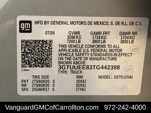 New 2026 GMC Sierra 1500 AT4 w/ AT4 Premium Package AWD/4WD image 25