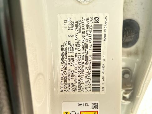 Used 2024 Honda Civic LX image 2