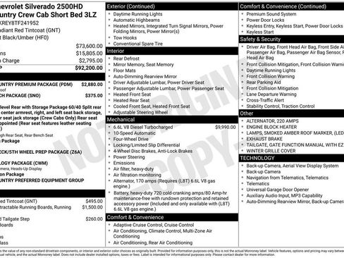 New 2026 Chevrolet Silverado 2500 High Country w/ High Country Premium Package AWD/4WD image 26