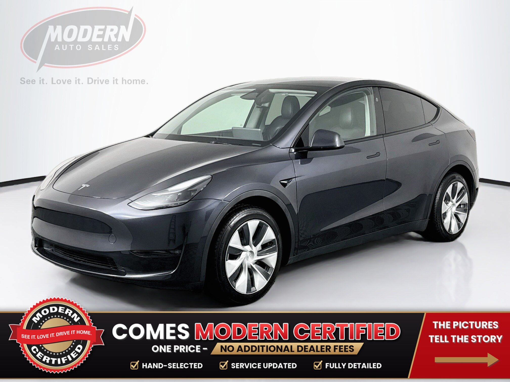 Used 2024 Tesla Model Y Long Range AWD/4WD image 1