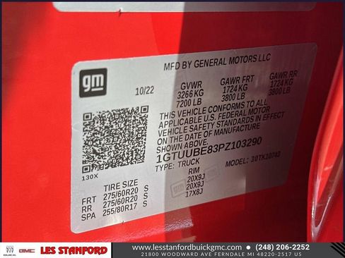 Used 2023 GMC Sierra 1500 SLE w/ X31 Off-Road Package image 19