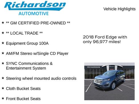 Used 2018 Ford Edge SE AWD/4WD image 10