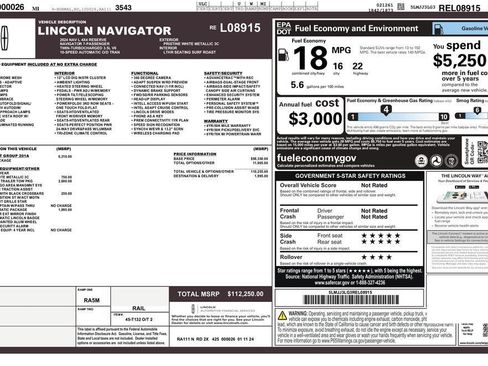 Certified 2024 Lincoln Navigator L Reserve AWD/4WD image 44