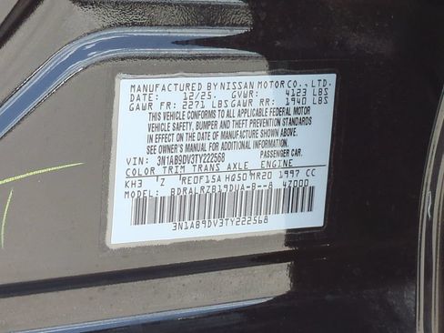 Certified 2026 Nissan Sentra SR w/ SR Premium Package FWD image 41