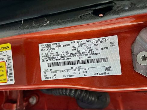 Used 2019 Ford Ranger Lariat w/ Equipment Group 501A Mid image 31