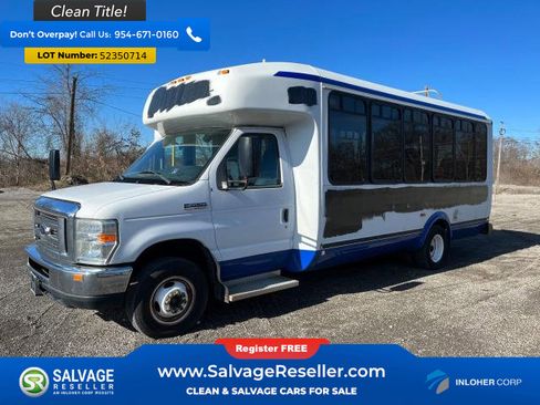 Used 2013 Ford E-450 and Econoline 450 Super Duty w/ Shuttle Bus Prep Pkg image 2