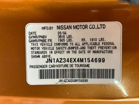 Used 2004 Nissan 350Z Touring w/ Aerodynamics Pkg image 36