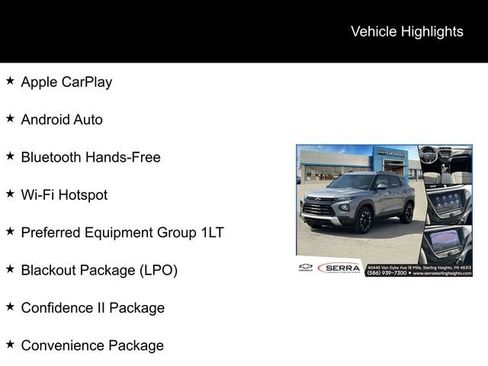 Certified 2023 Chevrolet TrailBlazer LT w/ LPO, Blackout Package AWD/4WD image 4