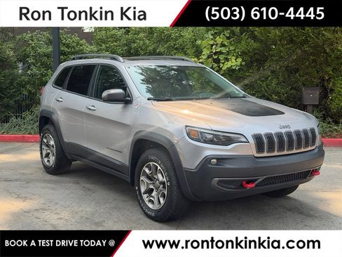 Used 2020 Jeep Cherokee Trailhawk AWD/4WD image 1