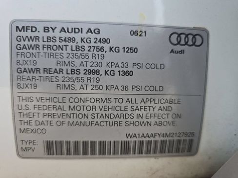 Used 2021 Audi Q5 Premium w/ Convenience Package AWD/4WD image 38