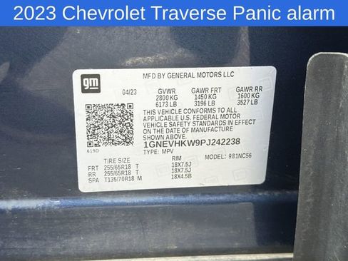 Used 2023 Chevrolet Traverse LT AWD/4WD image 31