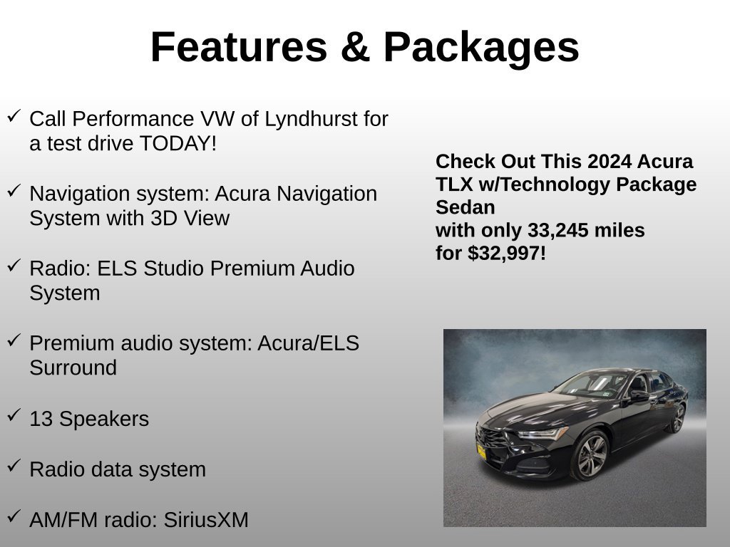 Used 2024 Acura TLX w/ Technology Package FWD image 4