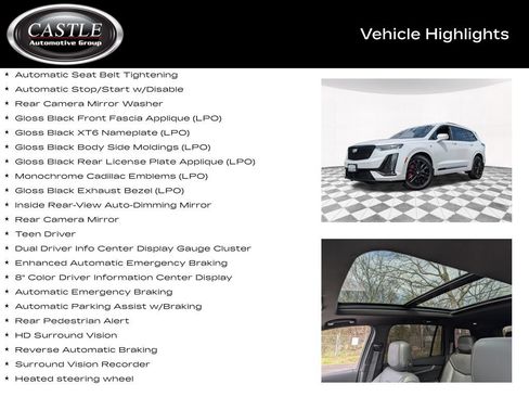 Used 2024 Cadillac XT6 Sport w/ LPO, Onyx Lite Package AWD/4WD image 11