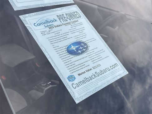 Used 2022 Subaru Forester Limited w/ Popular Package #3 image 6