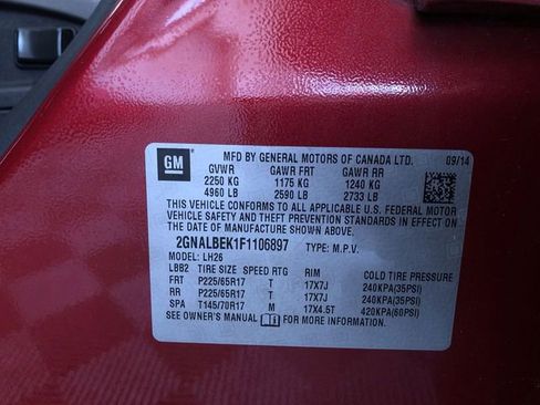 Used 2015 Chevrolet Equinox LT w/ Driver Convenience Package FWD image 32