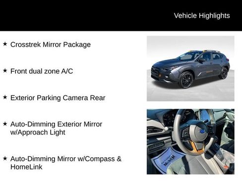 Used 2024 Subaru Crosstrek 2.5i Wilderness w/ Crosstrek Mirror Package image 8
